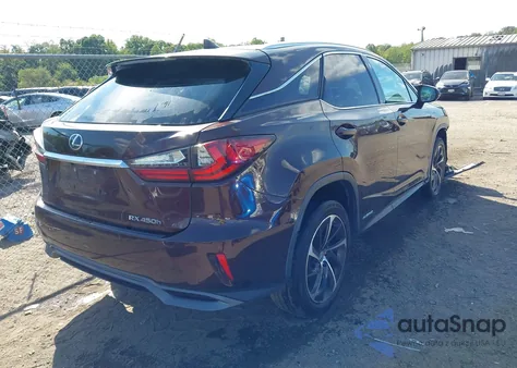 2016 Lexus Rx 450H z USA, uszkodzony, nr VIN 2T2BGMCA2GC006054
